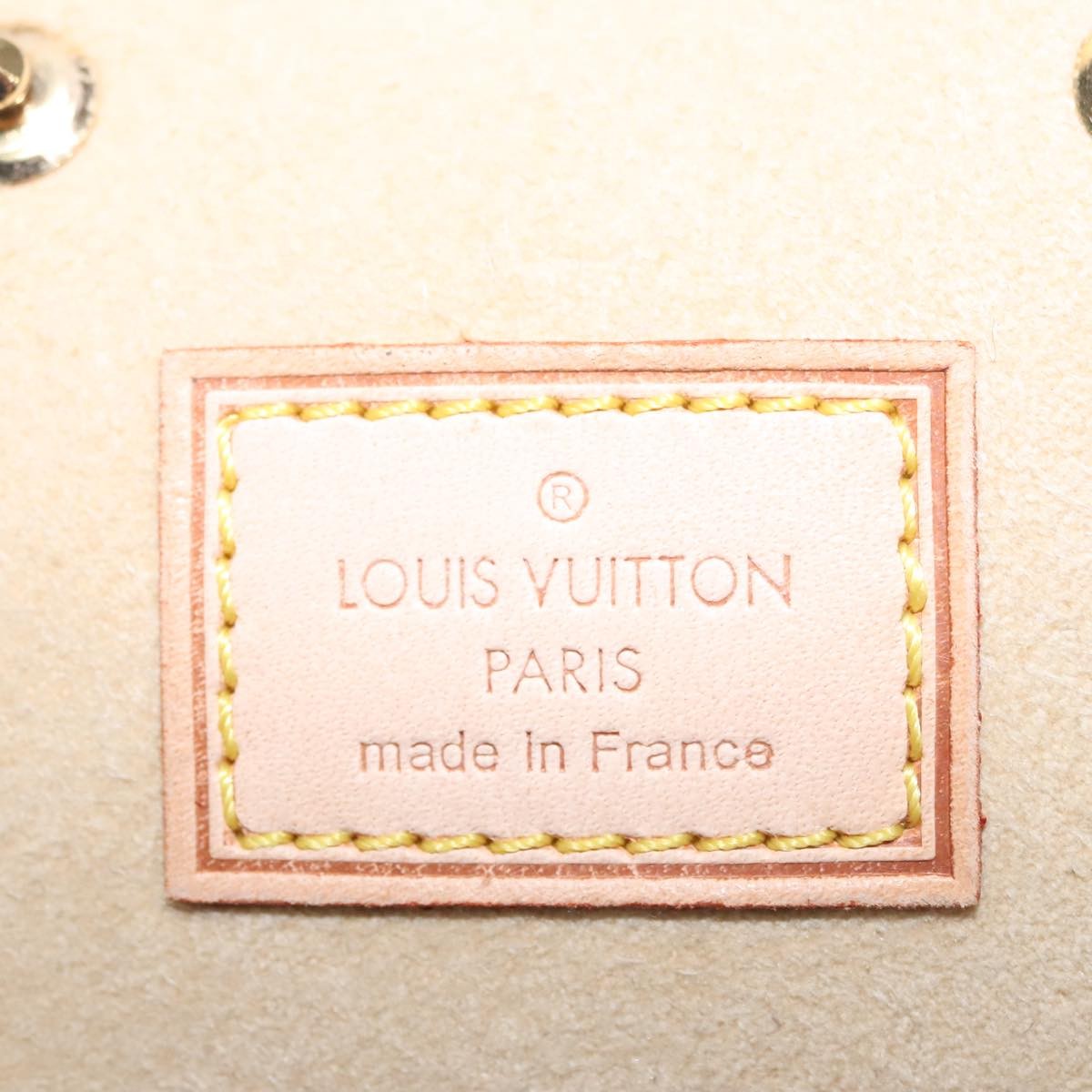 Louis Vuitton Case Jewelry Box Canvas Brown Canvas Wallets Accessory