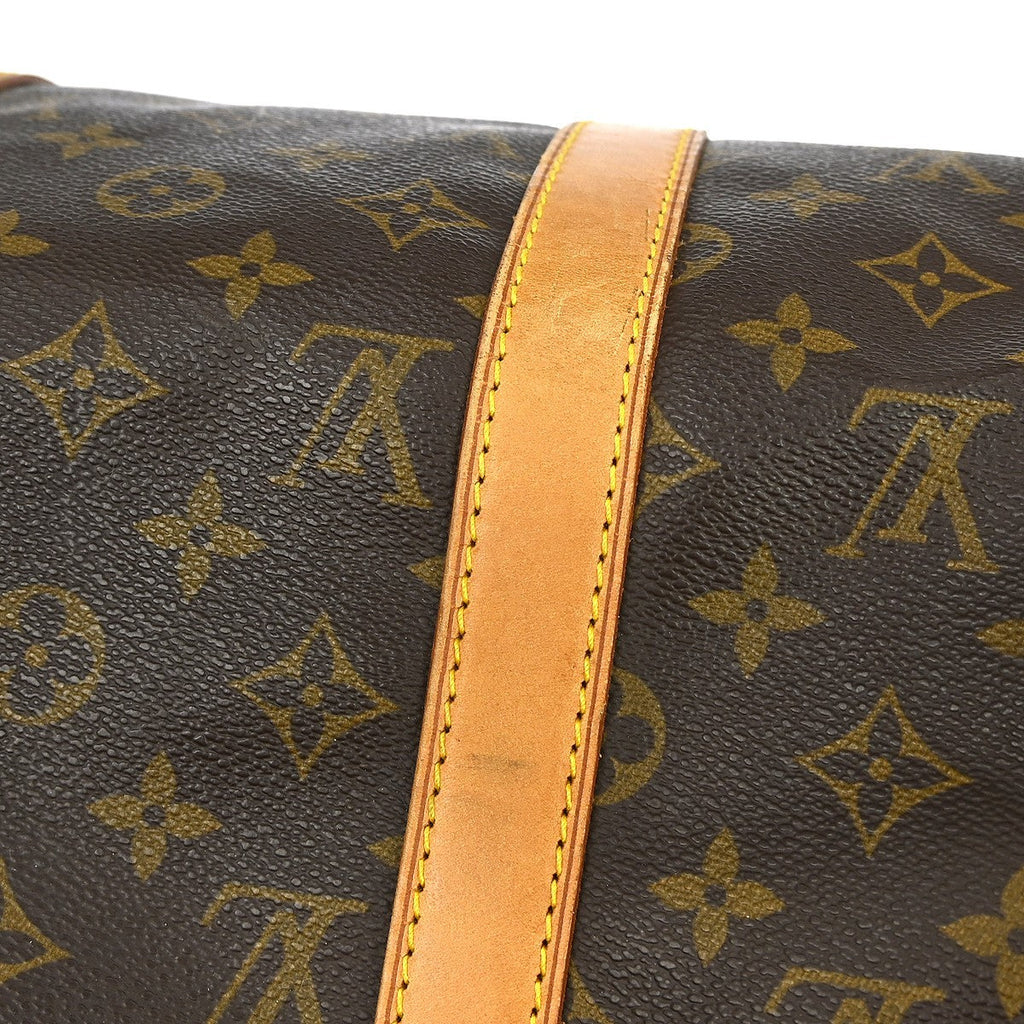 Louis Vuitton Keepall Bag Monogram Canvas Brown Canvas Travel Bag