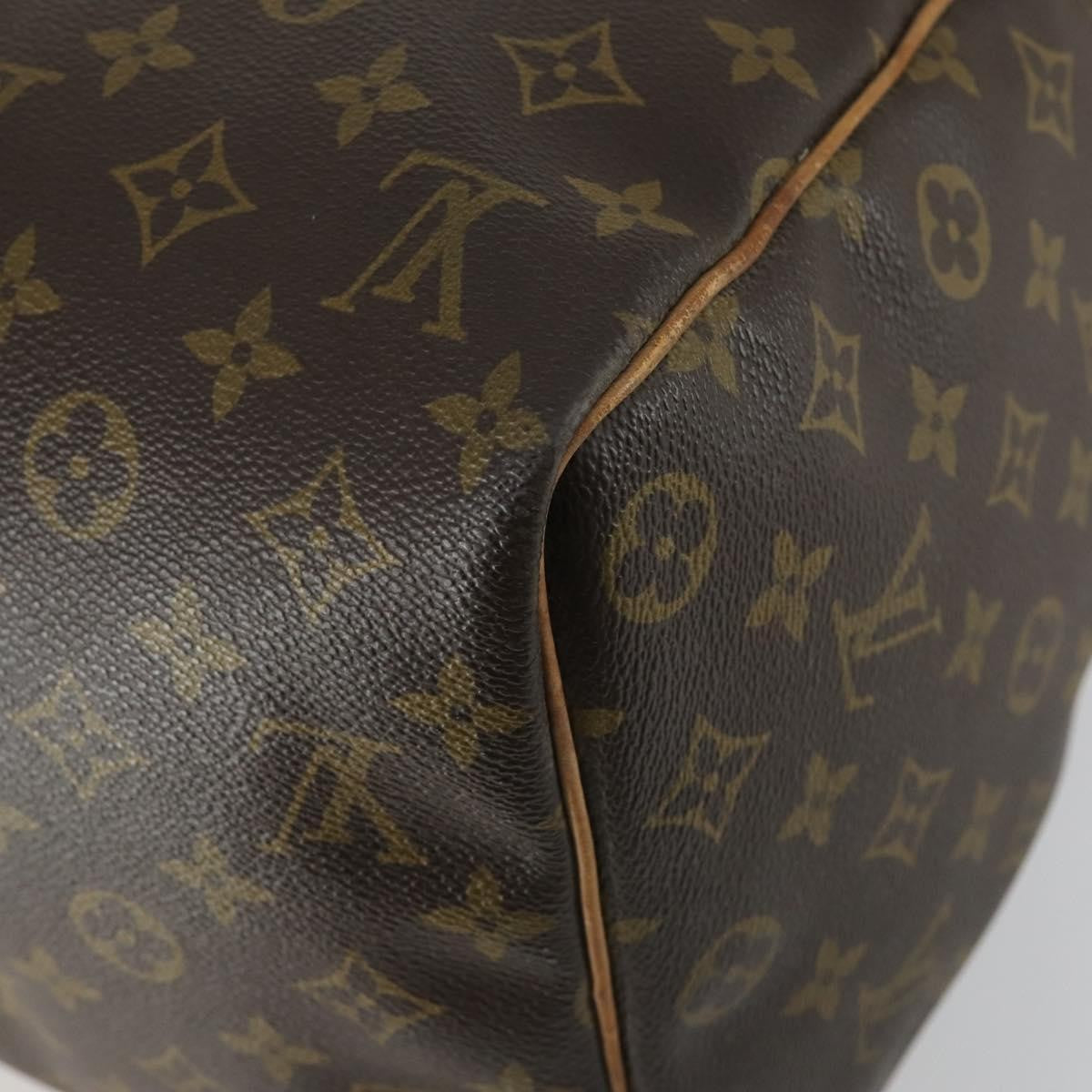 Louis Vuitton Keepall Bag Monogram Canvas Brown Canvas Travel Bag