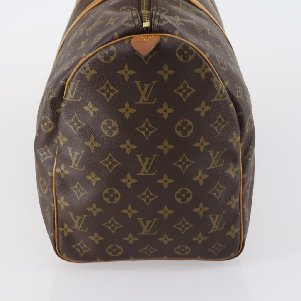Louis Vuitton Keepall Bag Monogram Canvas Brown Canvas Travel Bag