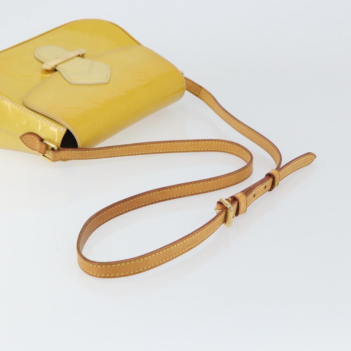 Louis Vuitton Bellflower Handbag Monogram Vernis Brown Patent_Leather Shoulder Bag