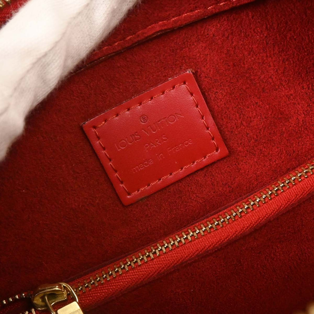 Louis Vuitton Pont Neuf Handbag Epi Leather Red Leather Handbag