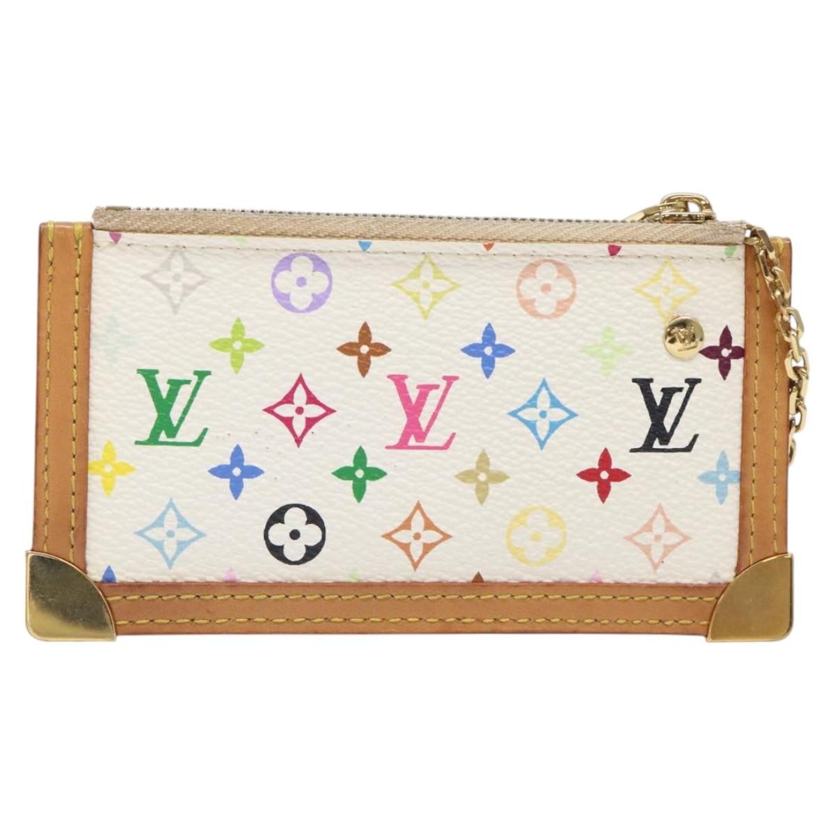 Louis Vuitton Pochette Clés Monogram Canvas Multicolour Canvas Wallets Accessory
