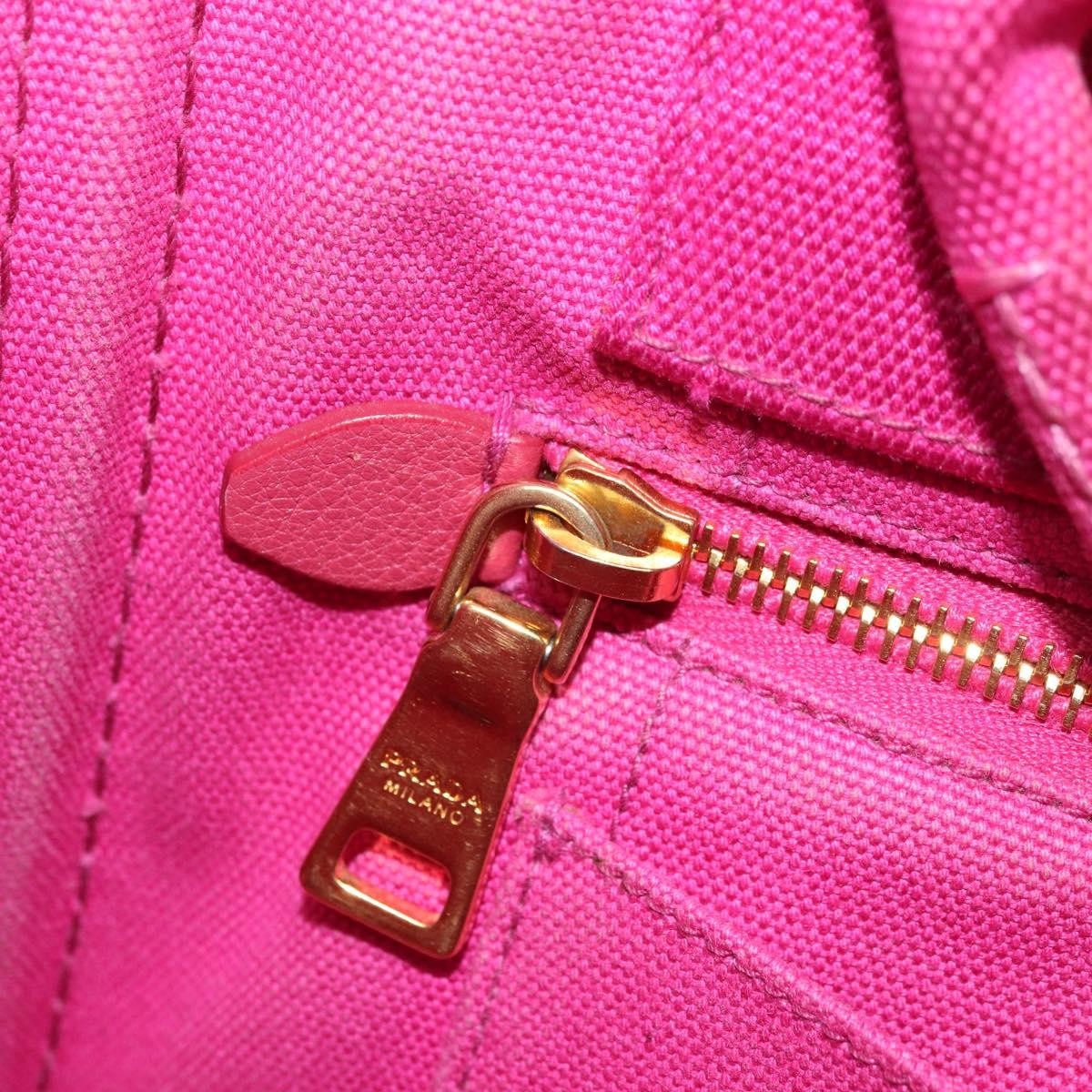 Prada Canapa Tote Canvas Pink Canvas Tote Bag Bag