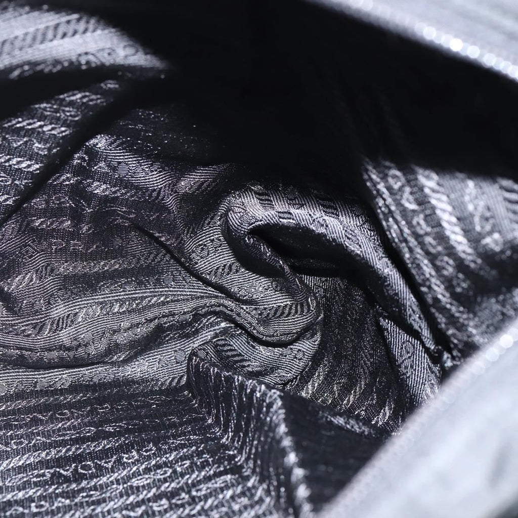 Prada Front Pocket Messenger Bag Tessuto Black Nylon Shoulder Bag Bag