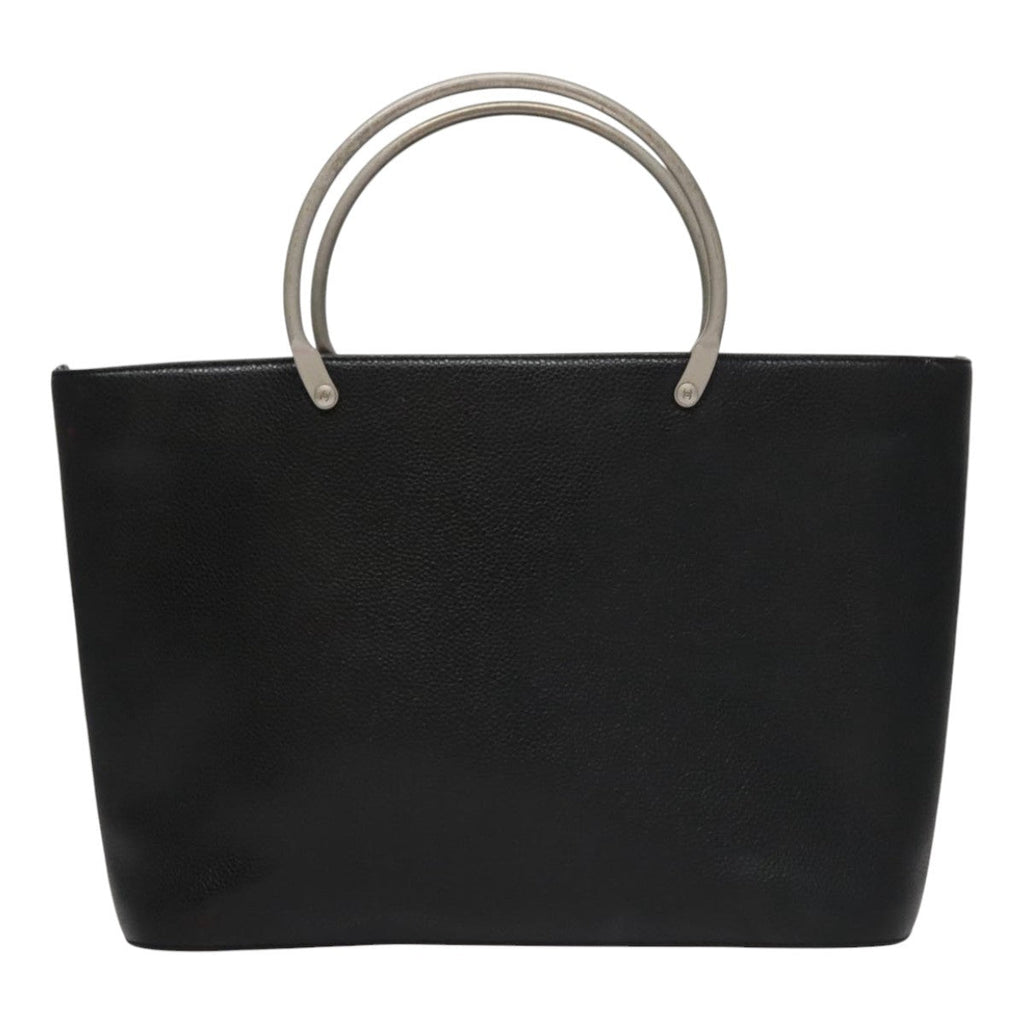 Chanel Vintage Tote Leather Black Leather Tote Bag Bag