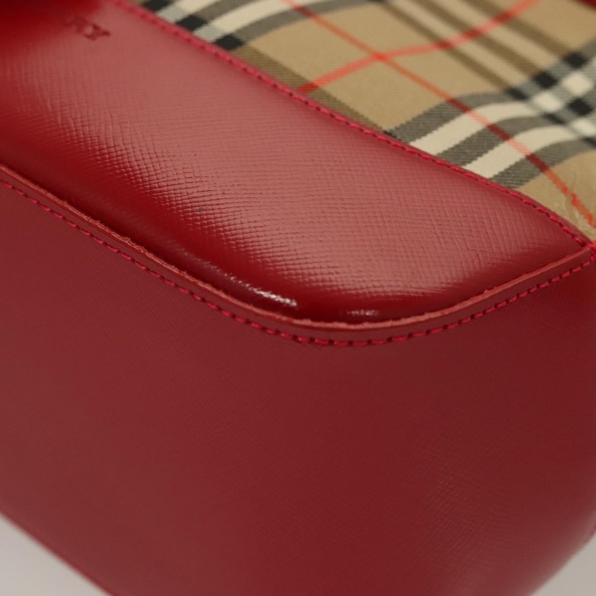 Burberry Nova Check Handbag Nova Check Canvas And Leather Beige Canvas Handbag
