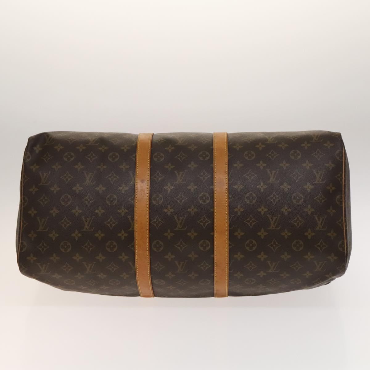 Louis Vuitton Keepall Bag Monogram Canvas Brown Canvas Travel Bag