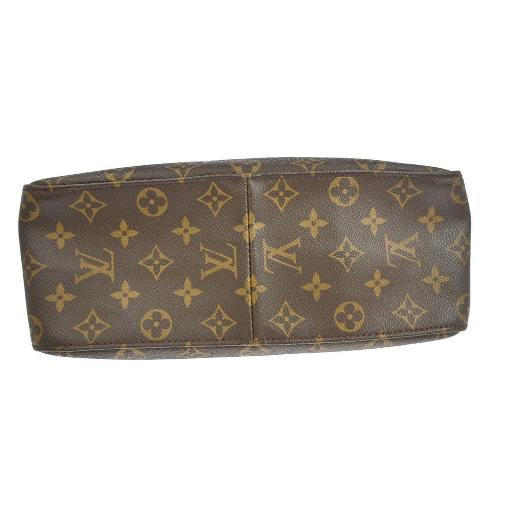 Louis Vuitton Monogram Looping Handbag Monogram Canvas Brown Canvas Shoulder Bag