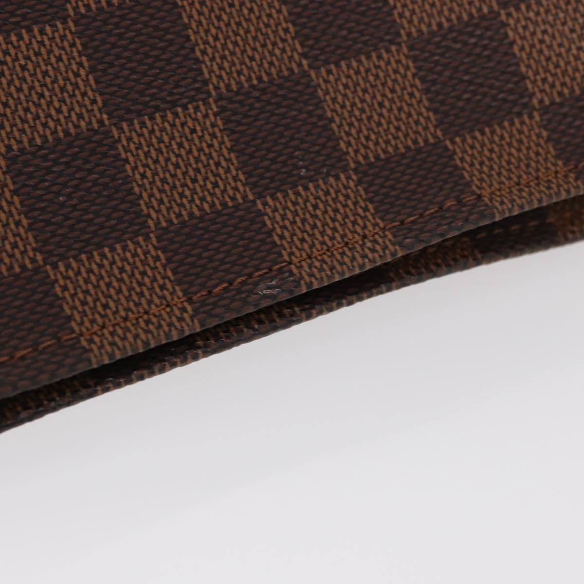 Louis Vuitton Trousse Make Up Bag Damier Canvas Brown Canvas Clutche & Pouche Bag
