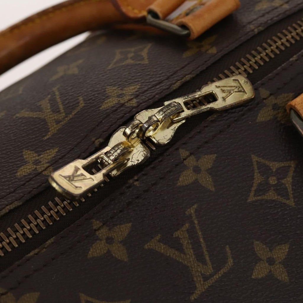 Louis Vuitton Keepall Bag Monogram Canvas Brown Canvas Travel Bag