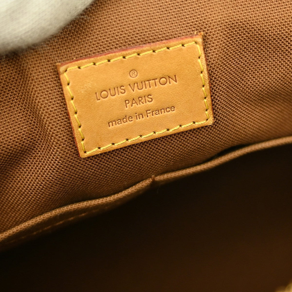 Louis Vuitton Tivoli Handbag Monogram Canvas Brown Canvas Shoulder Bag