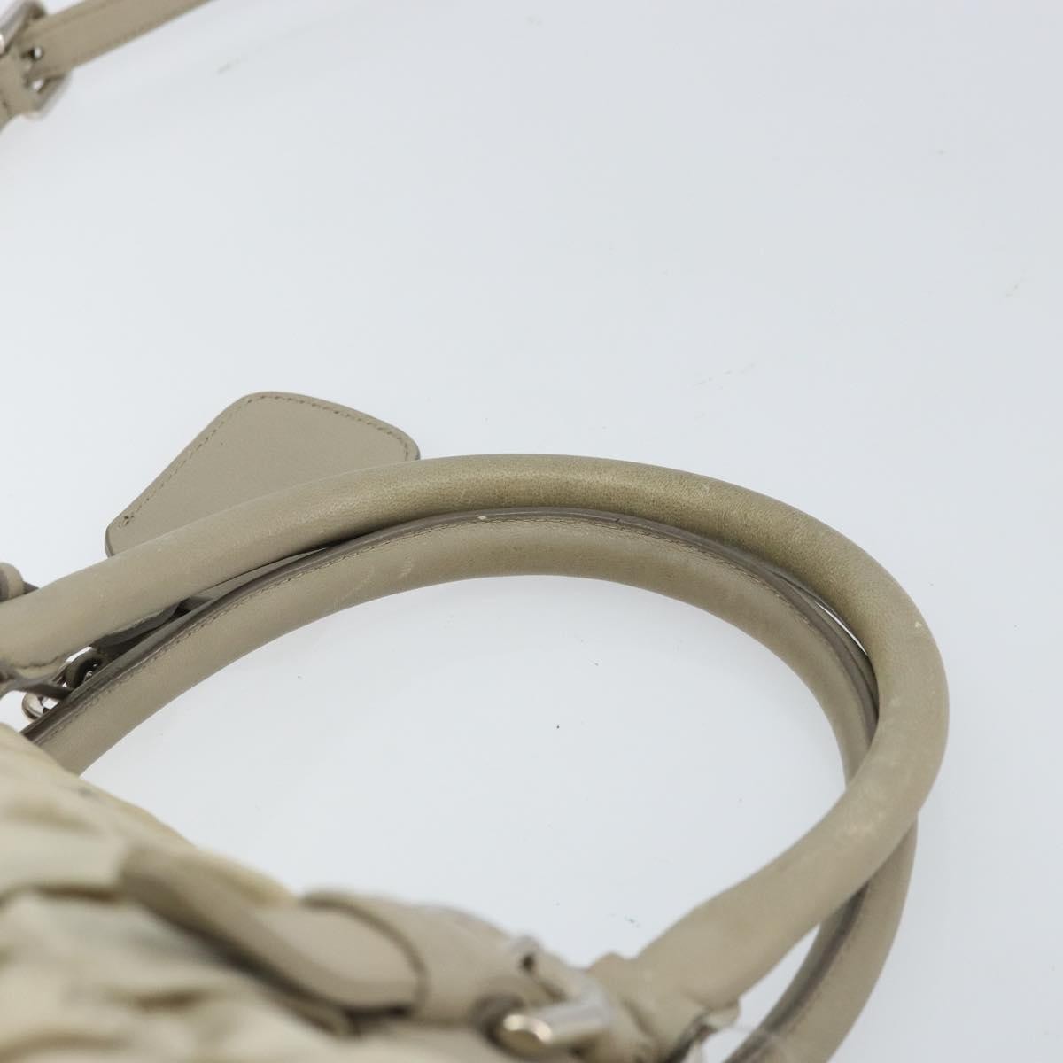 Prada Gaufre Convertible Tote Tessuto Beige Nylon Tote Bag Bag
