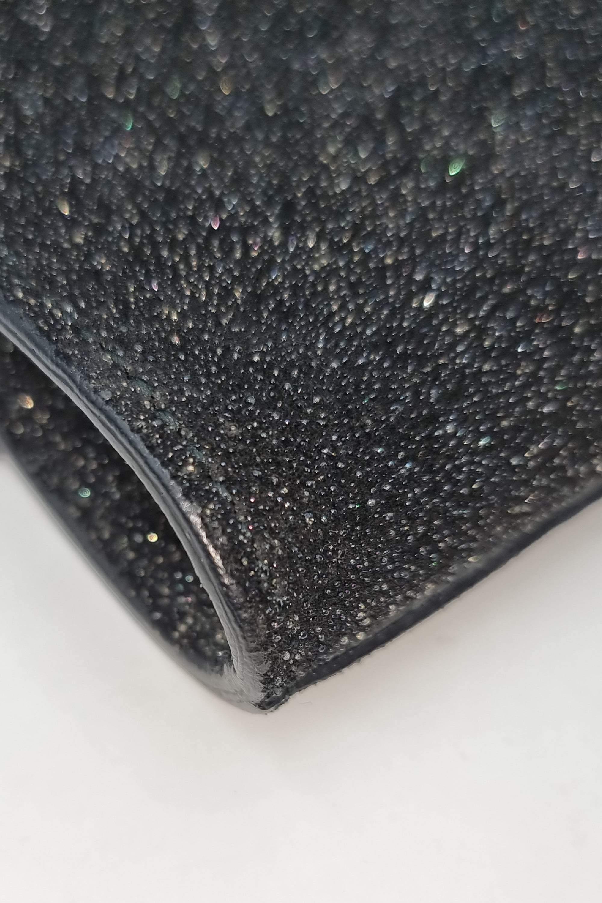 Chyc Clutch Black Glitter