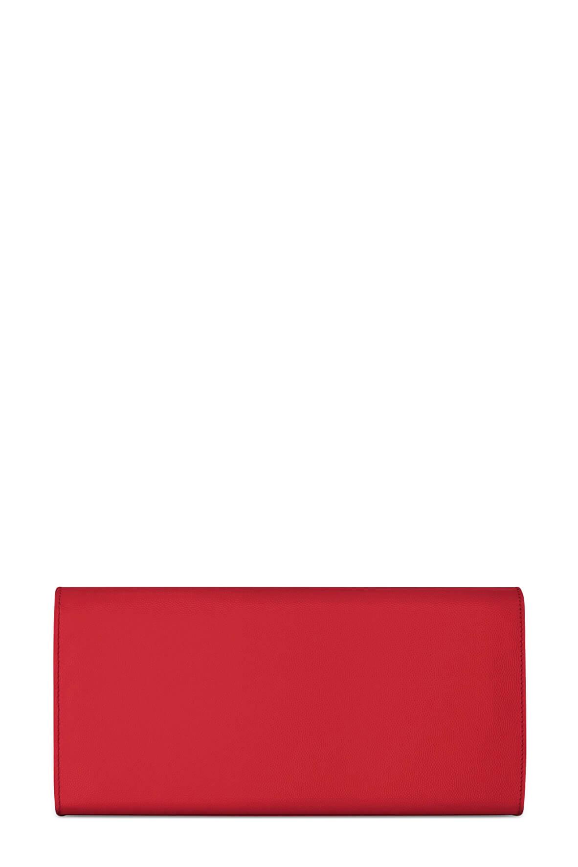 Classic Monogram Clutch Lipstick Red
