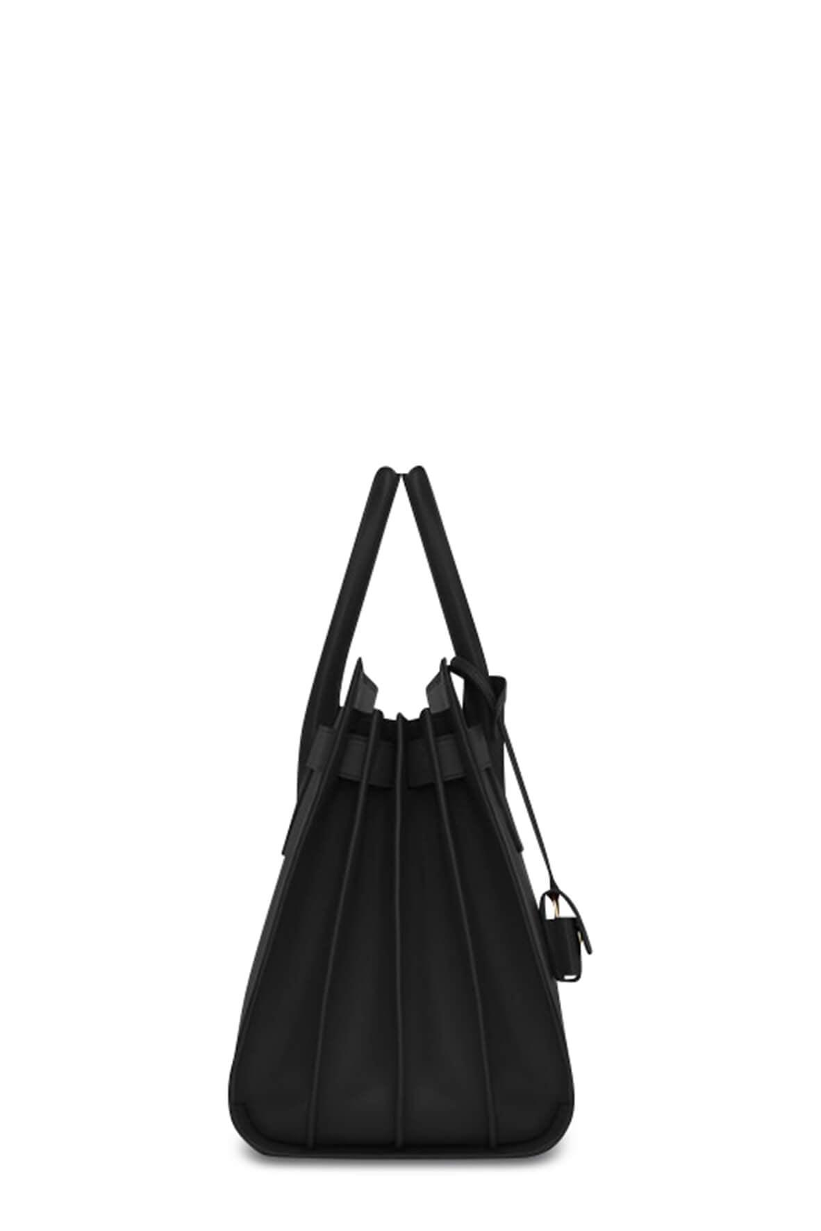 Classic Small Sac De Jour Black with Gold Hardware