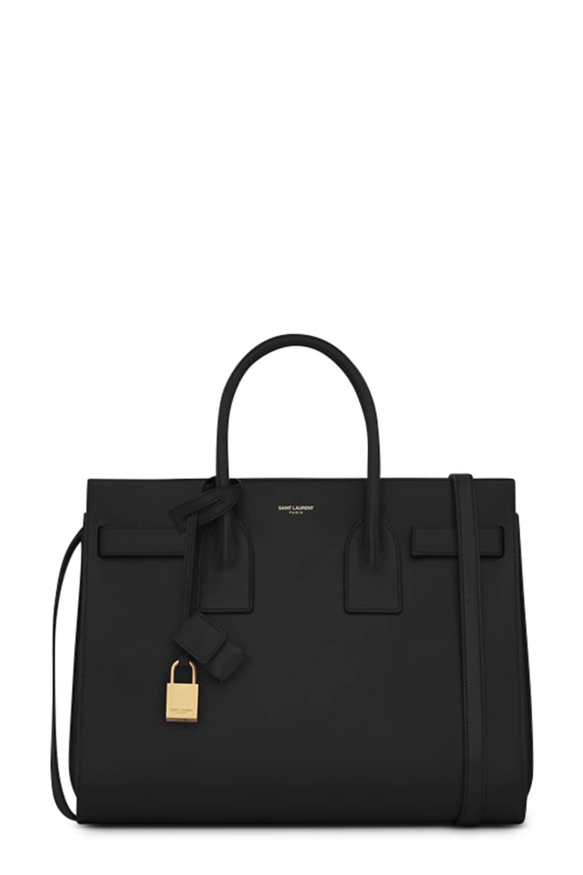 Classic Small Sac De Jour Black with Gold Hardware