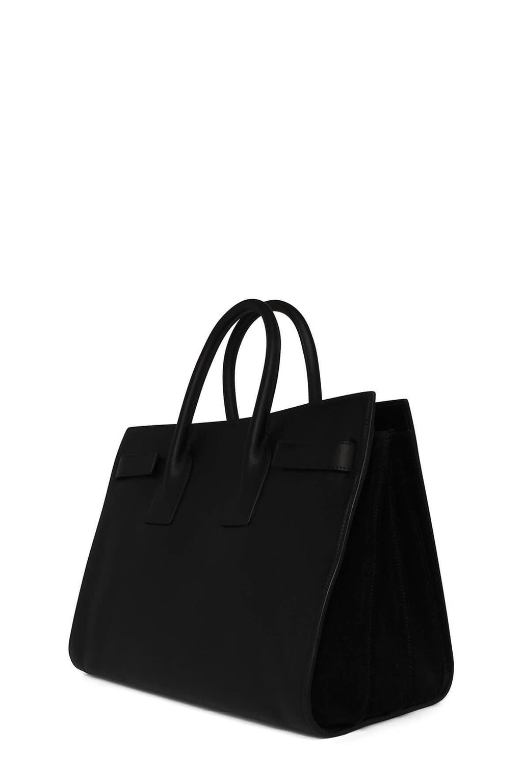 Classic Small Sac De Jour Black with Suede Sides