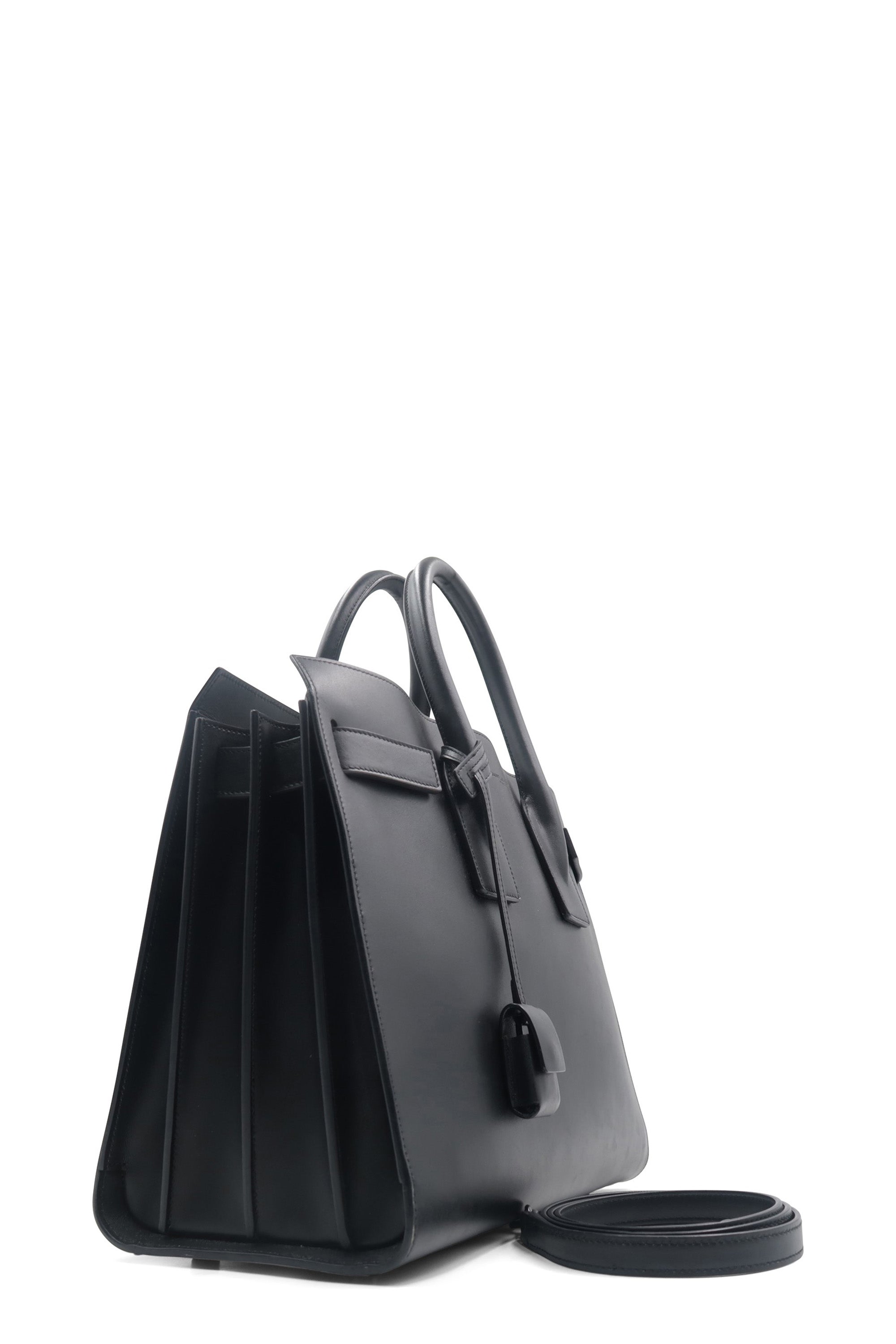 Classic Small Sac De Jour Black in Smooth Leather Black