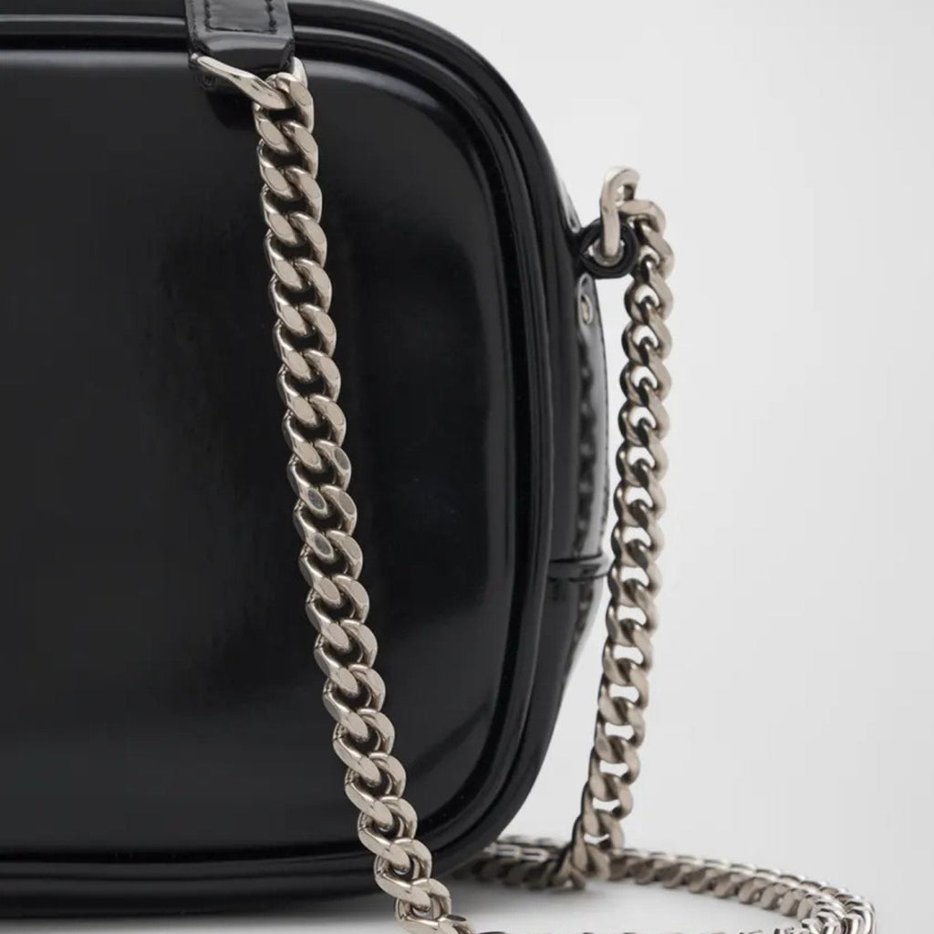 SAINT LAURENT Lou bag in Shiny Canvas