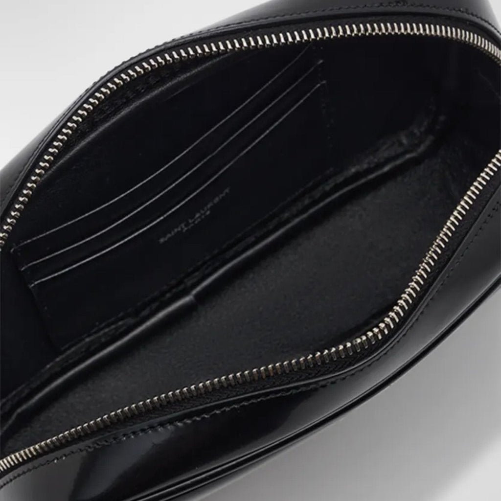SAINT LAURENT Lou bag in Shiny Canvas