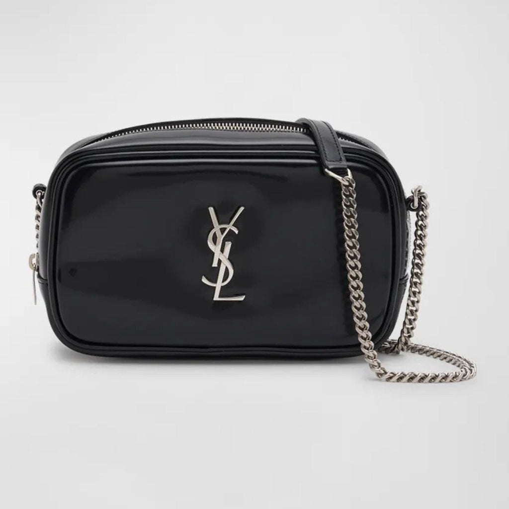 SAINT LAURENT Lou bag in Shiny Canvas