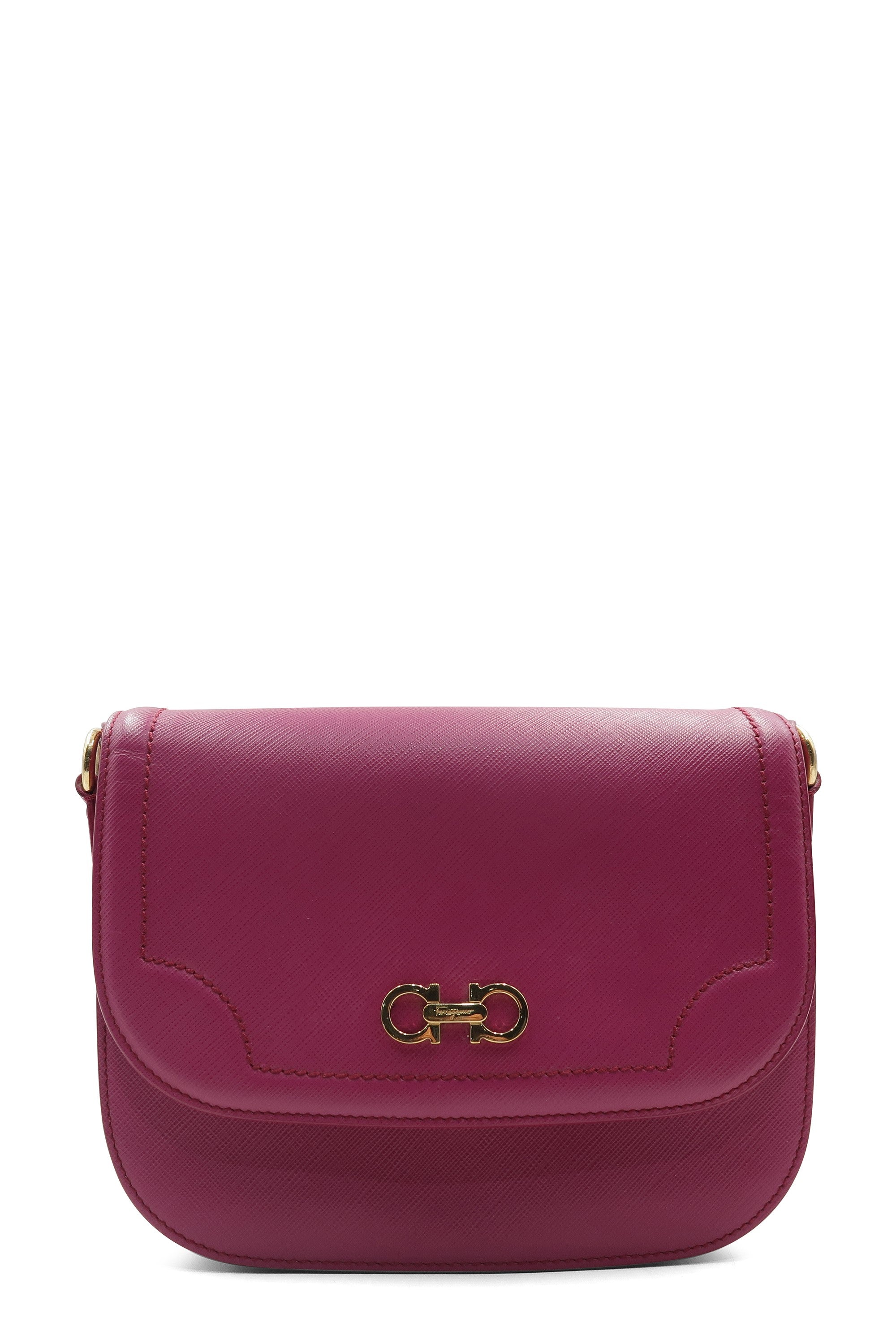 Double Gancio Shoulder Bag Fuchsia