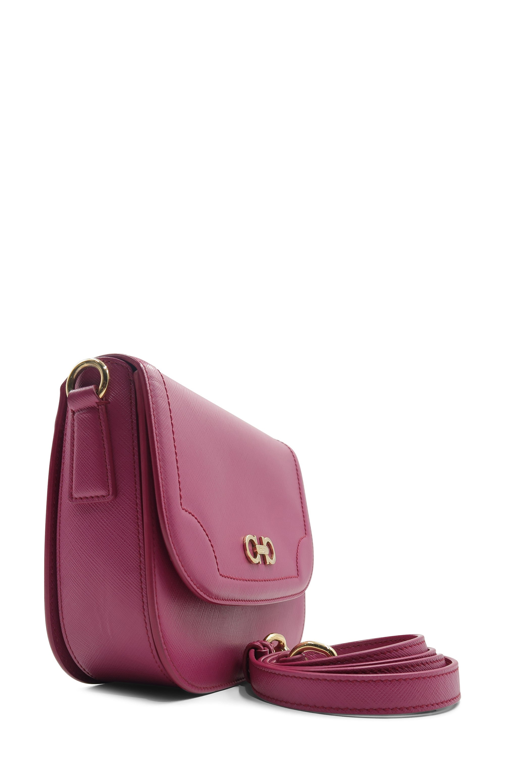 Double Gancio Shoulder Bag Fuchsia