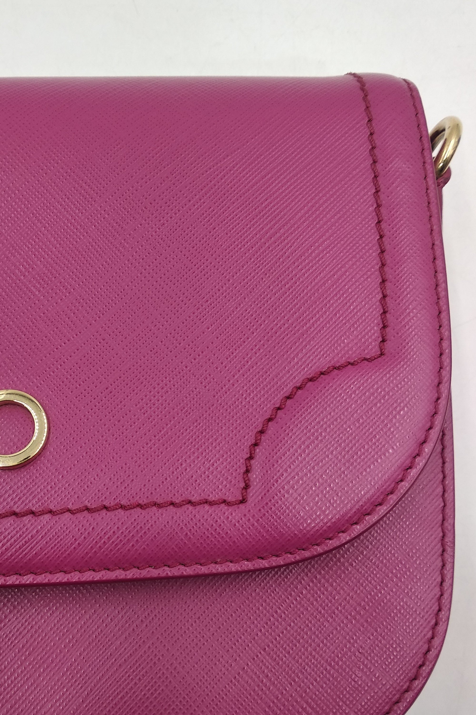 Double Gancio Shoulder Bag Fuchsia