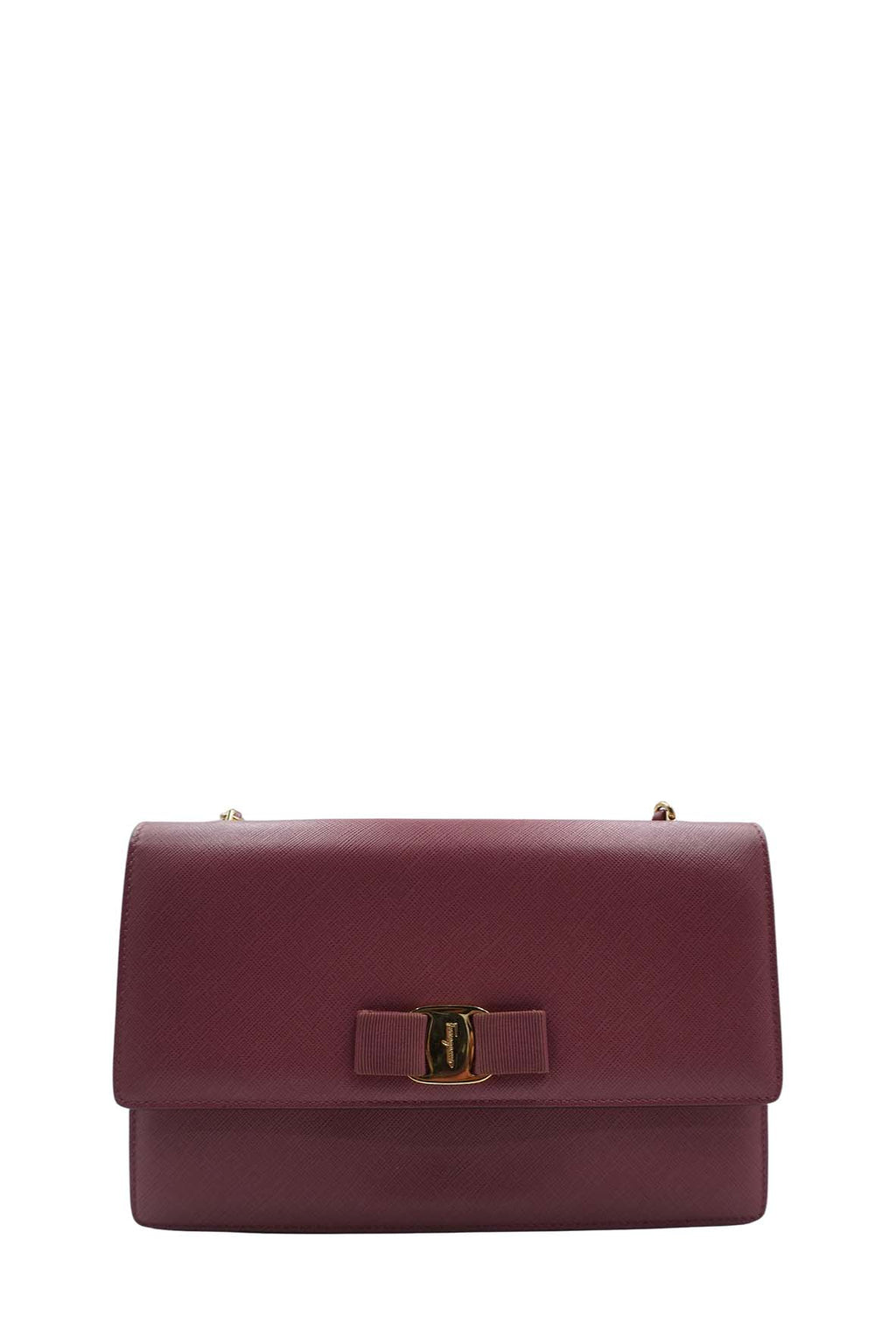 MeDiorum Ginny Vara Ribbon Safano Leather Crossbody Bag Pink