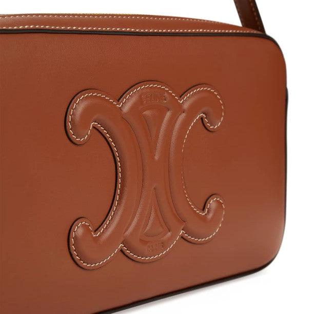 Camera shoulder bag cuir Triomphe