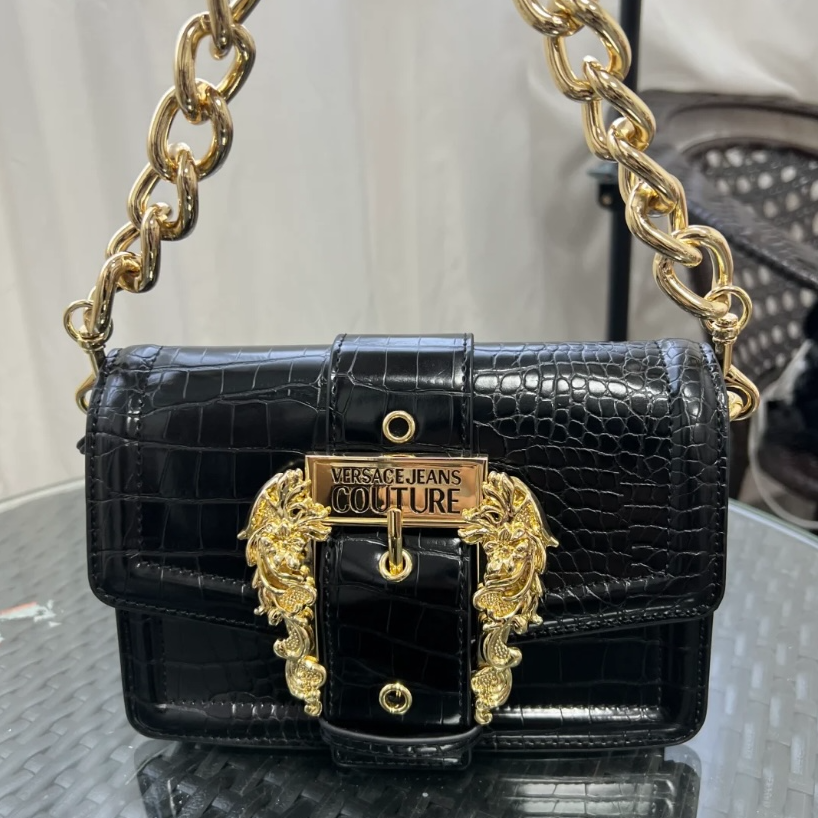 VersaCeline Jeans Baroque Buckle Shoulder Bag