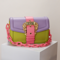 VersaCeline Jeans Baroque Buckle Shoulder Bag