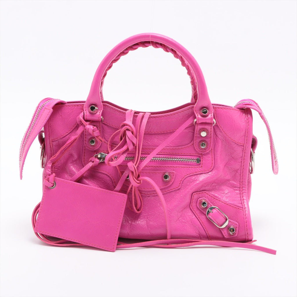 Classic Mini City 2way Pink Leather