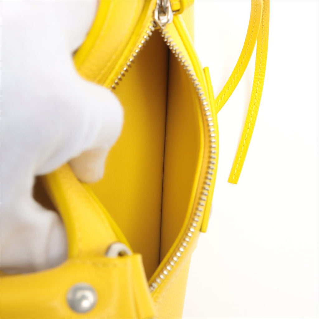 Neo Classic City Medium Leather Yellow Bag