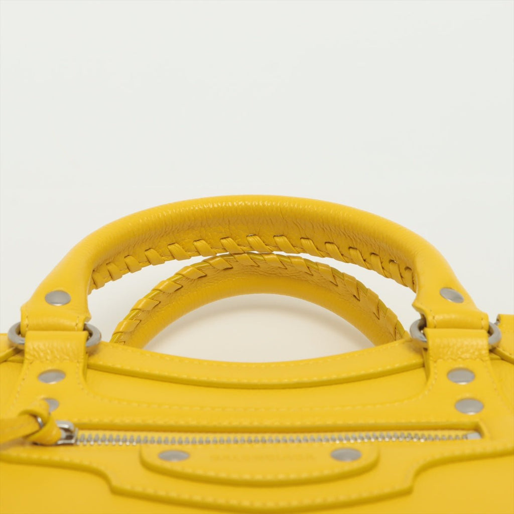 Neo Classic City Medium Leather Yellow Bag