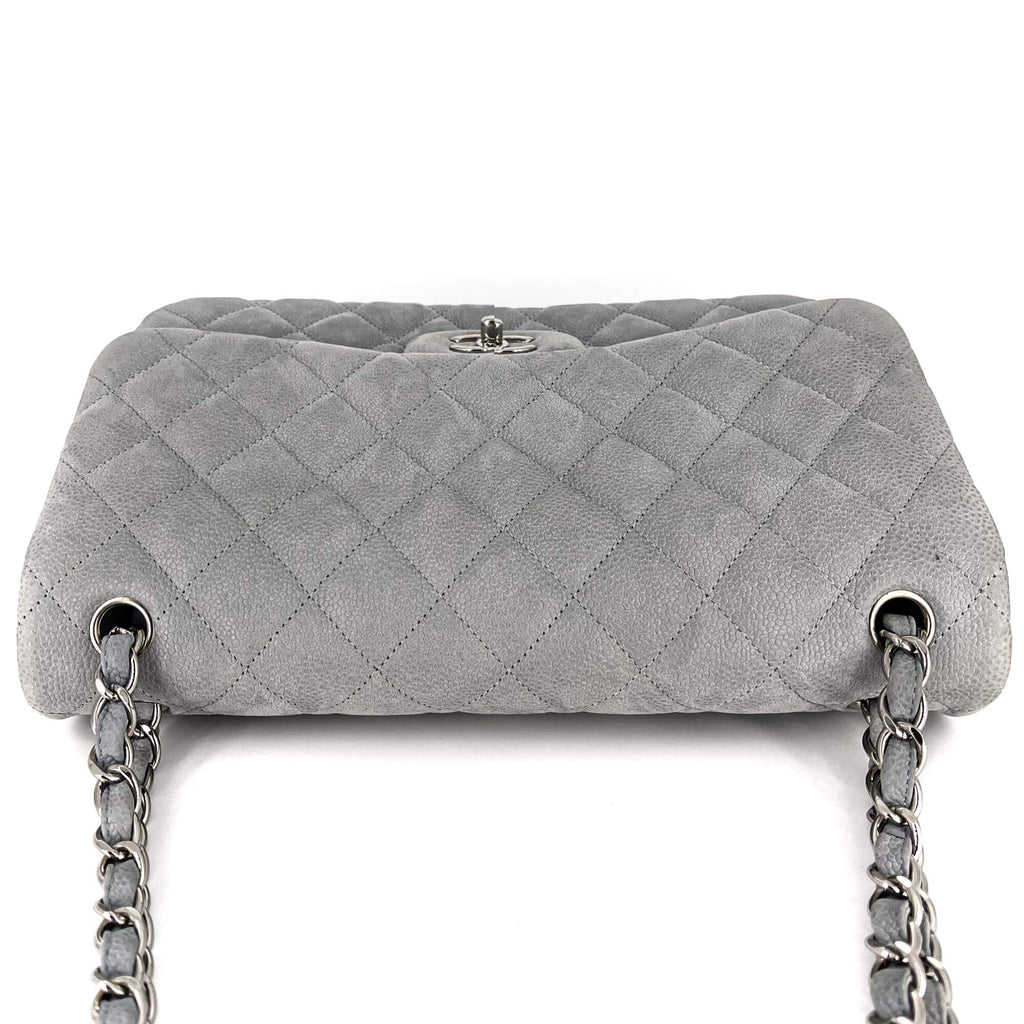Jumbo Classic Double Flap Grey Caviar Leather SiLouis Vuittoner