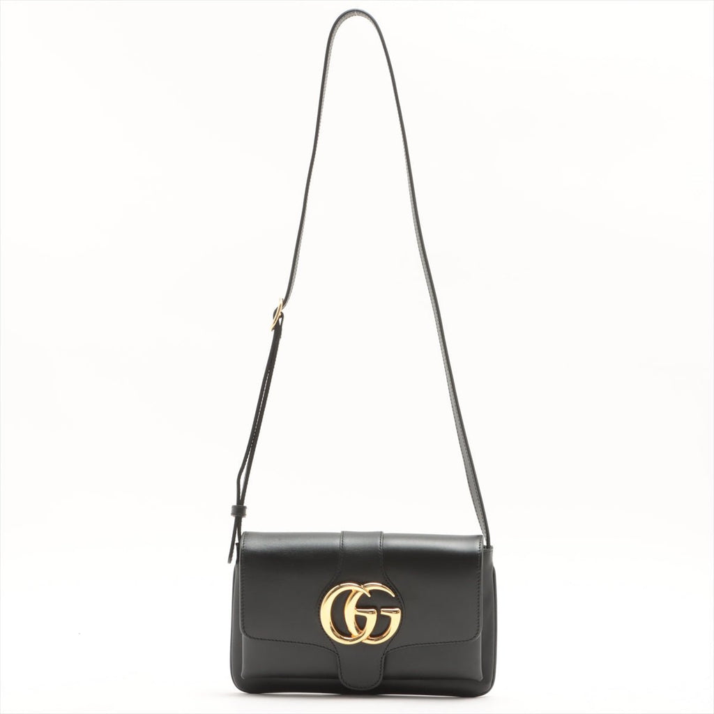 Arli Shoulder Bag Black Leather