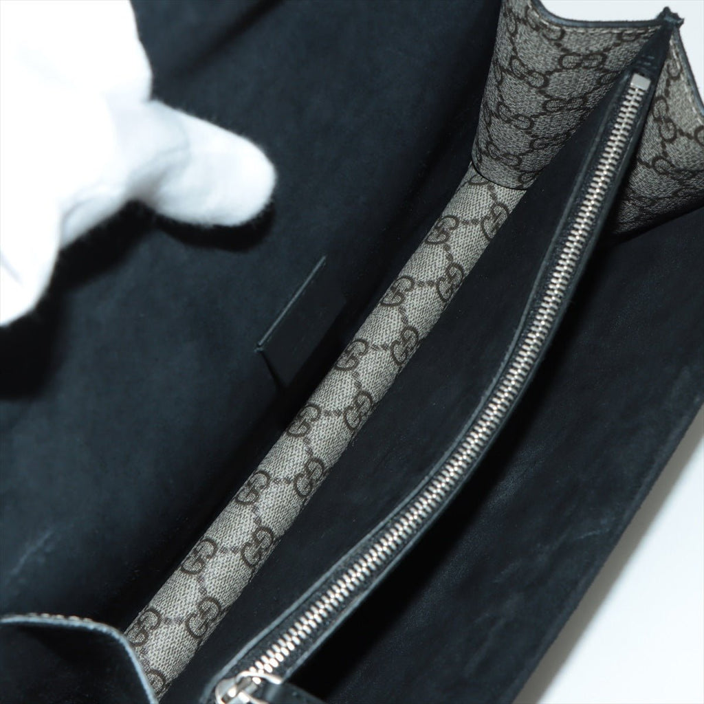 Dionysus GG Small Chain Shoulder Bag Beige and Black