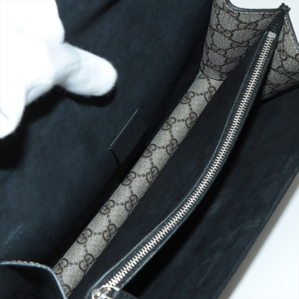 Dionysus GG Small Chain Shoulder Bag Beige and Black