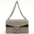 Dionysus GG Small Chain Shoulder Bag Beige and Black