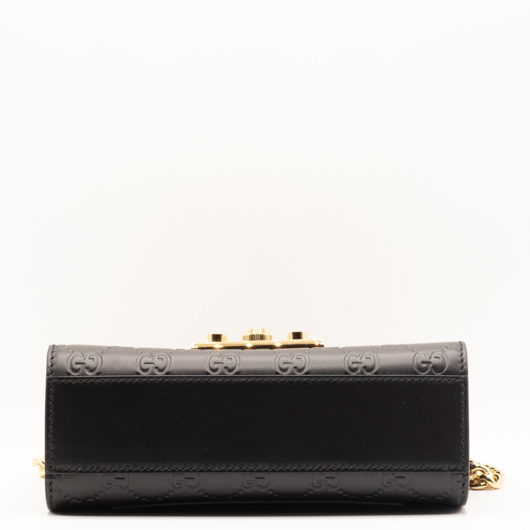 Gucci Padlock Crossbody Black Leather