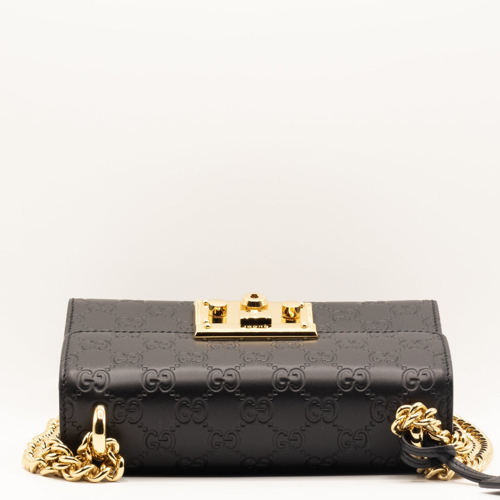 Gucci Padlock Crossbody Black Leather