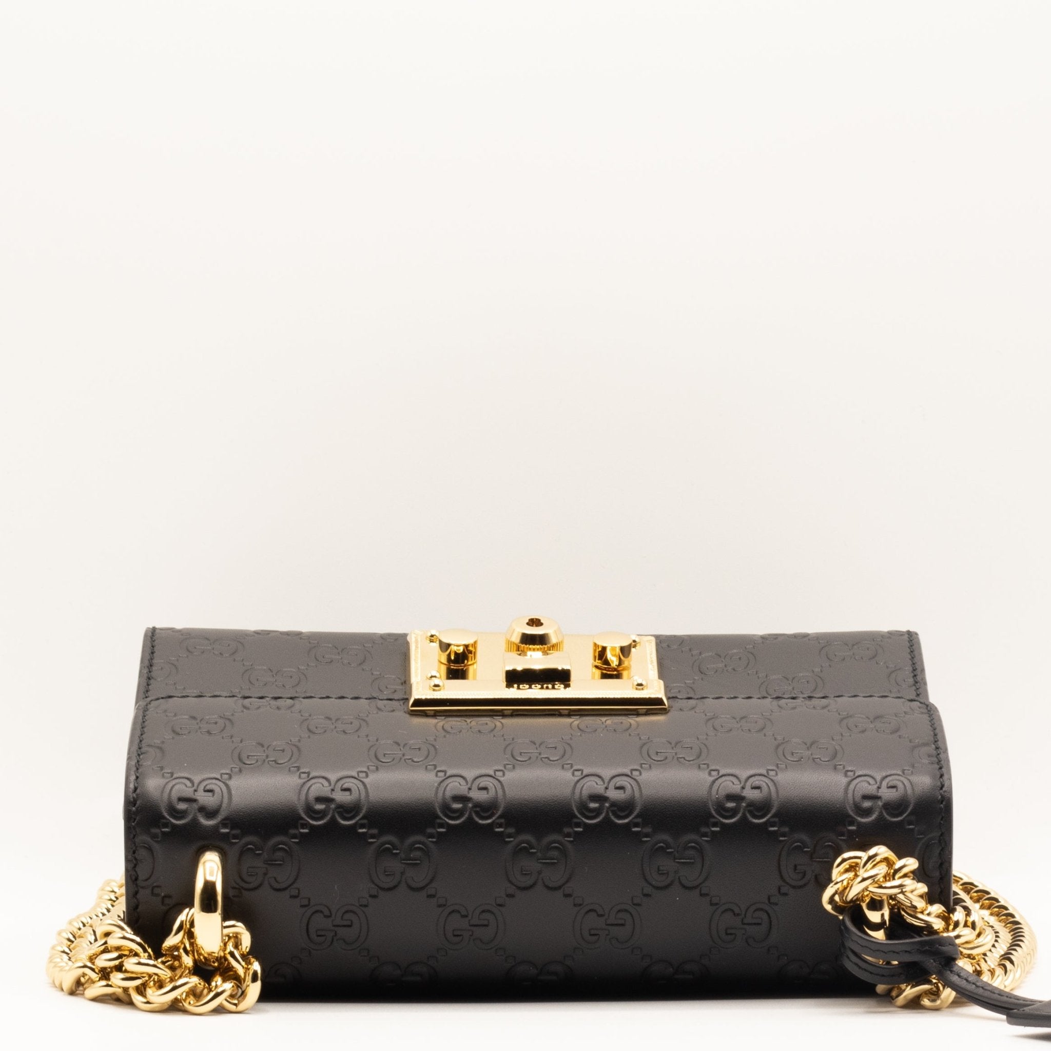 Gucci Padlock Crossbody Black Leather