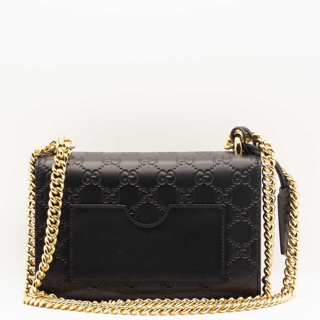 Gucci Padlock Crossbody Black Leather