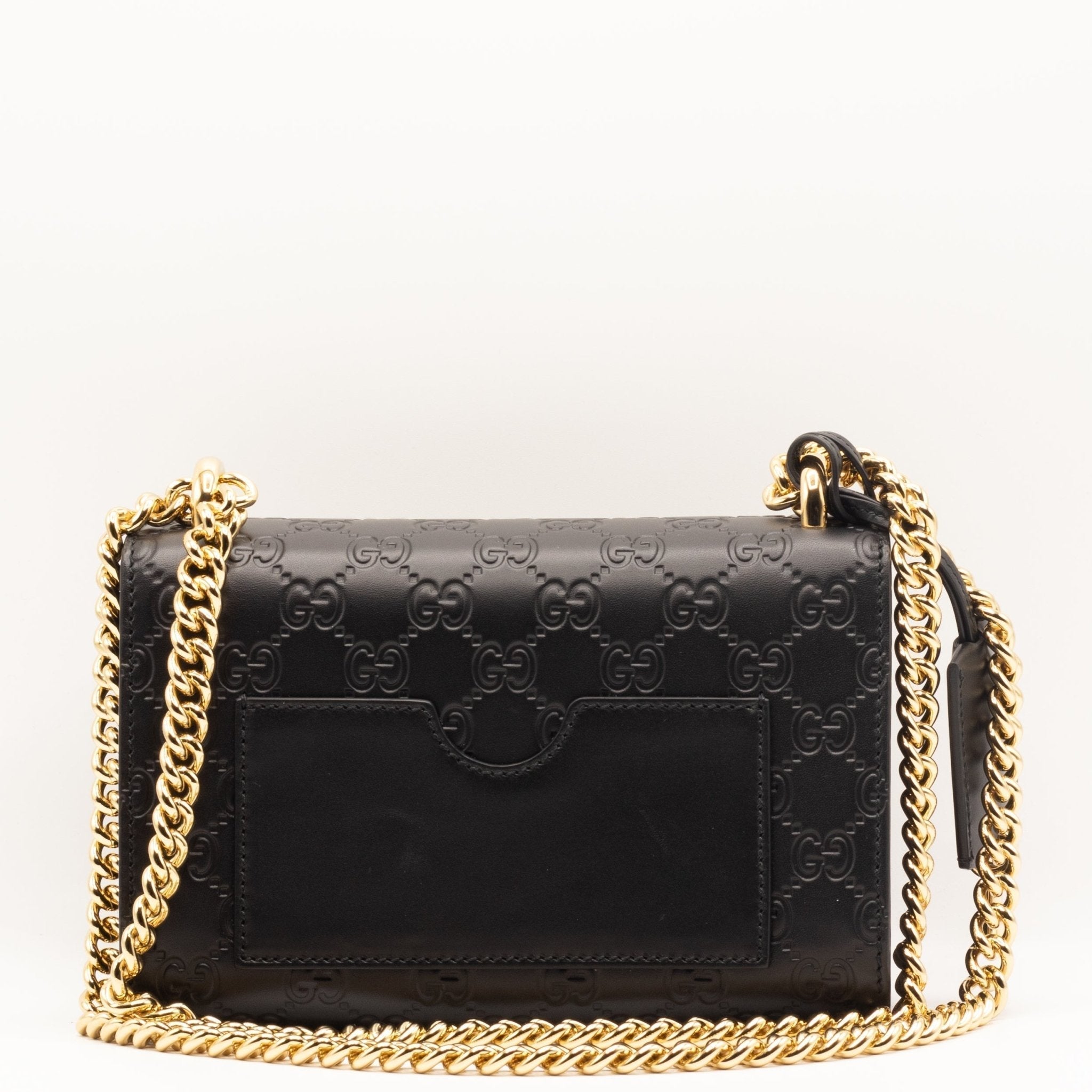 Gucci Padlock Crossbody Black Leather