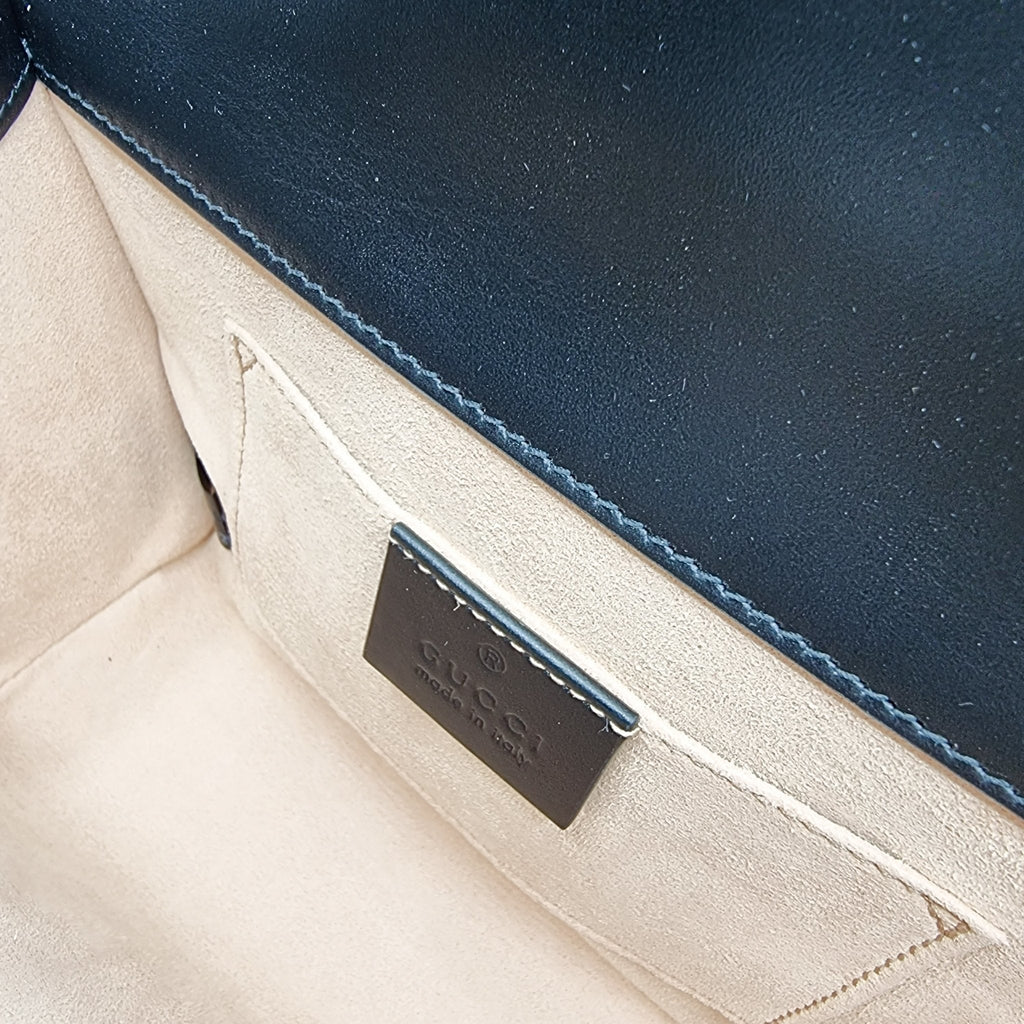 Gucci Padlock Crossbody Black Leather