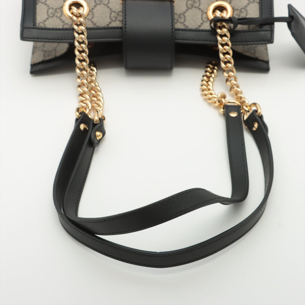 Padlock Small GG Supreme Shoulder Bag Beige