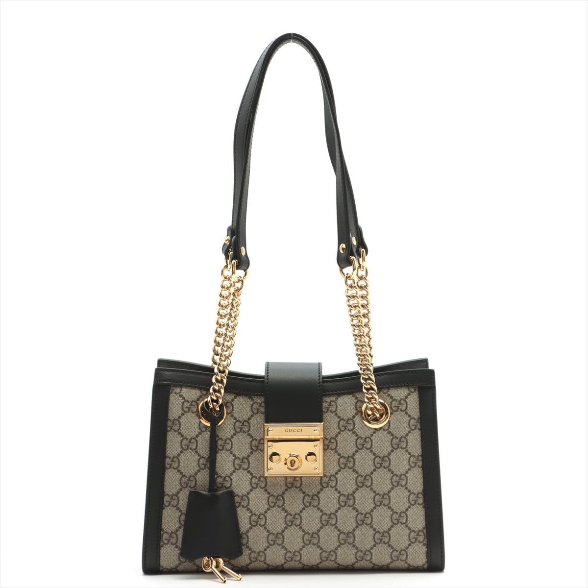 Padlock Small GG Supreme Shoulder Bag Beige