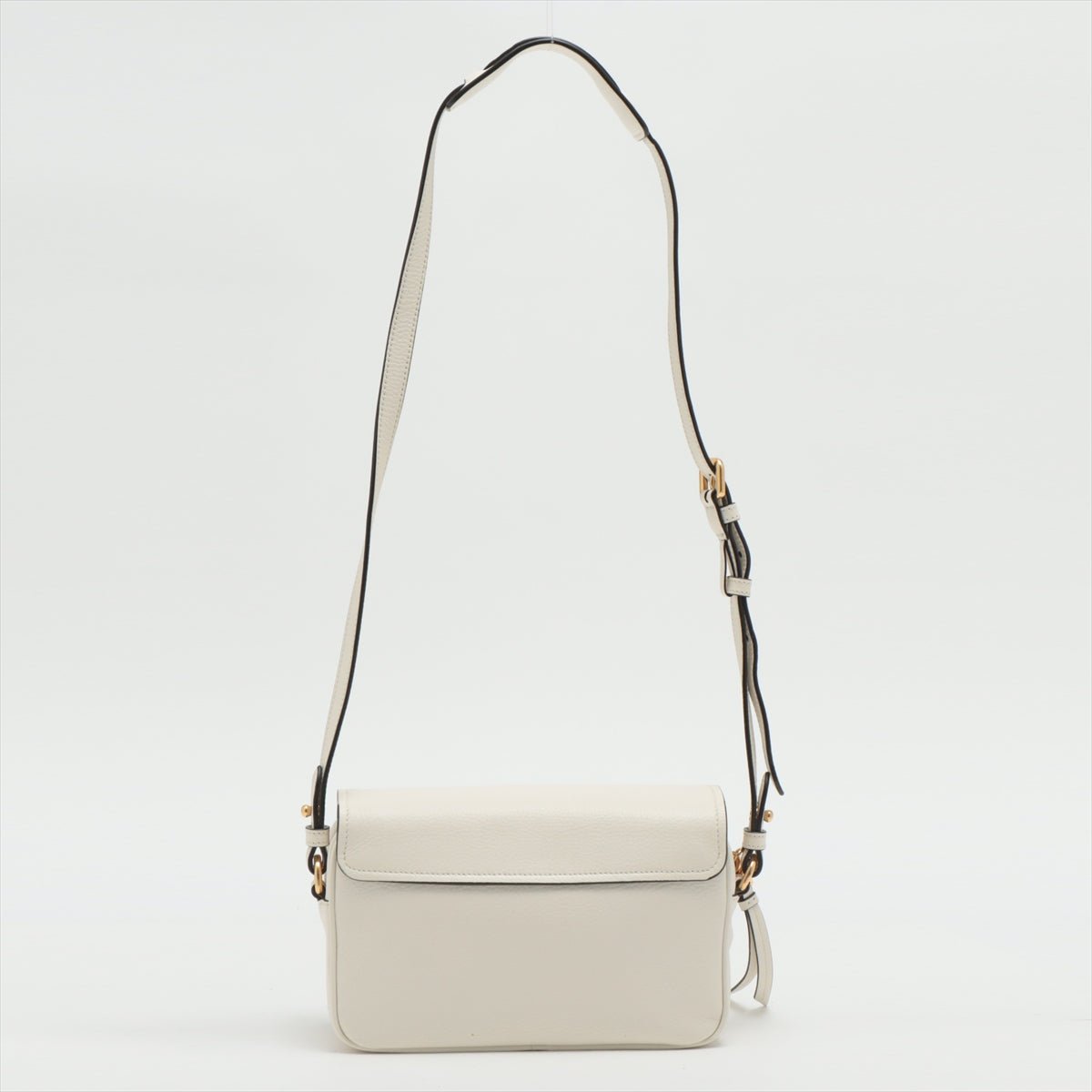 Phenix Shoulder Bag White Leather